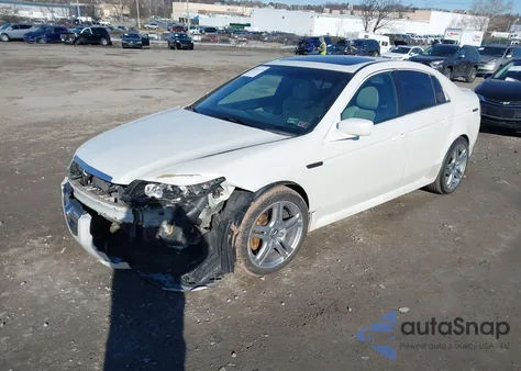 2007 Acura Tl Type S z USA, uszkodzony, nr VIN 19UUA76587A012199